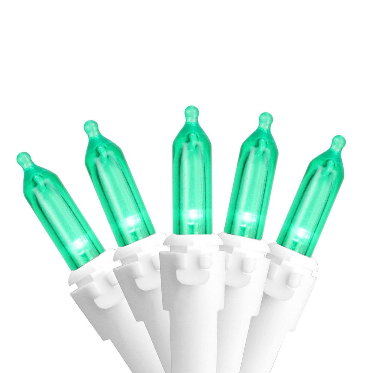 100ct. LED Mini Christmas Lights With White Wire